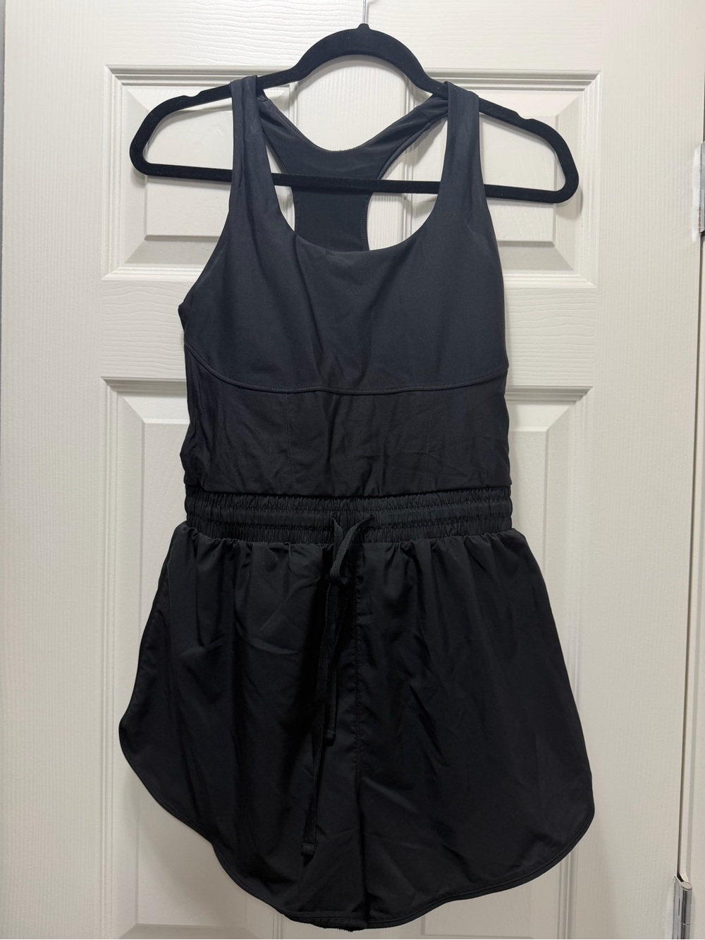 Women’s Black One-Piece Romper - Comfort Fit